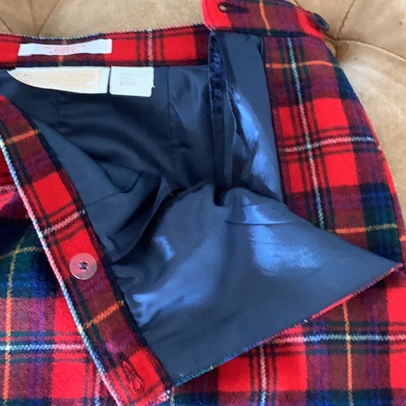 Vintage Pendleton Authentic Boyd Tartan Midi 100% Virgin Wool Made in USA Skirt - Picture 4 of 13